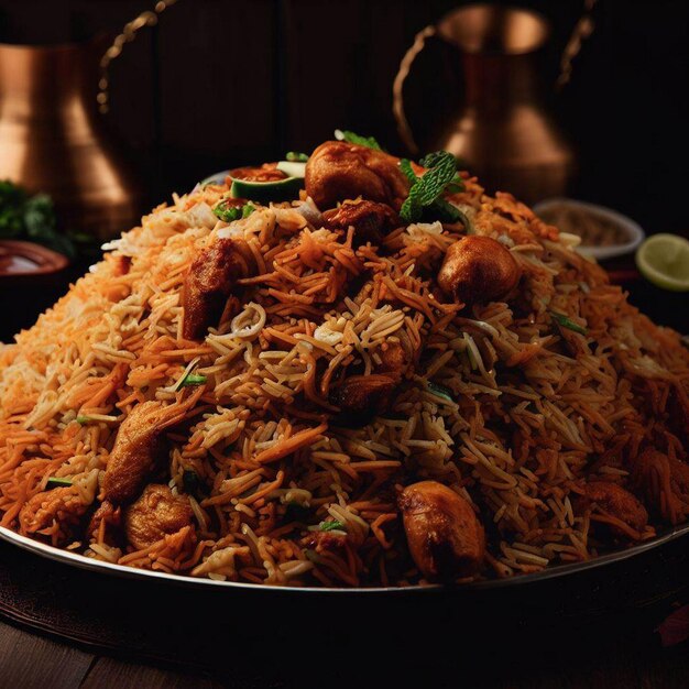 Encantadora perfección de Basmati Biryani