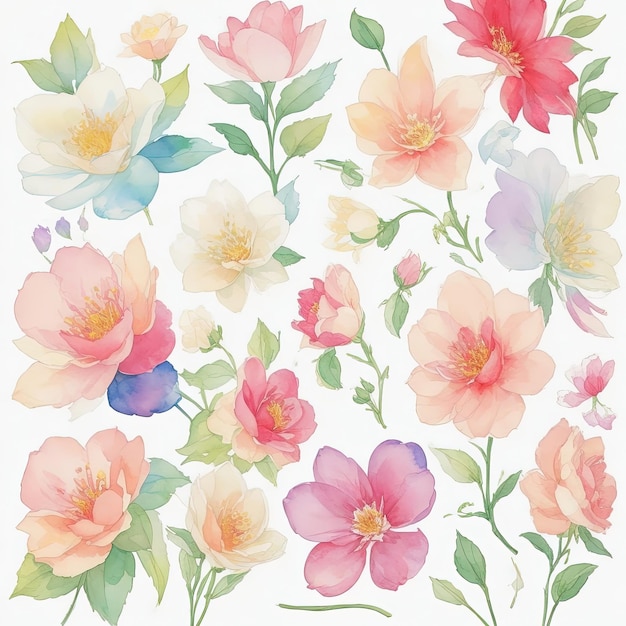 Encantadoras flores de lavanda Una colección cautivadora de delicado arte floral