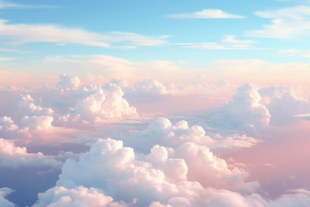 El encanto del paisaje de las nubes