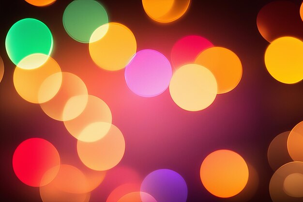 Foto enchanting blurred lights ethereal bokeh overlays für fesselnde hintergründe