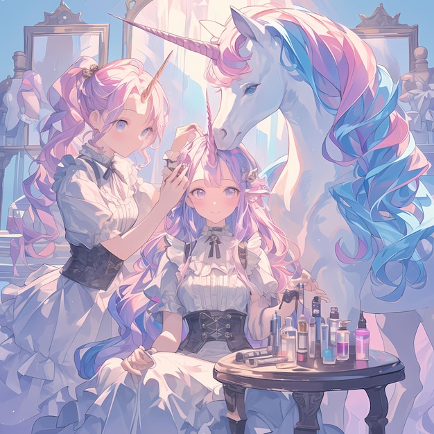 Enchanting Unicorn Grooming 95 Zeichen