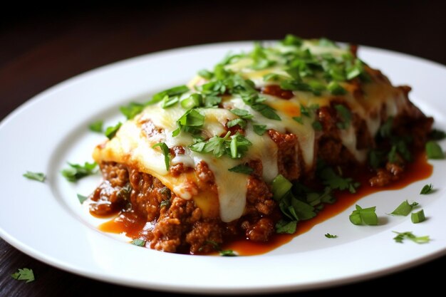 Enchiladas italianas de salsicha com molho de marinara