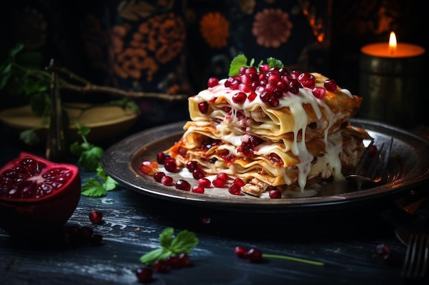 Enchiladas de pavo y arándano para Acción de Gracias