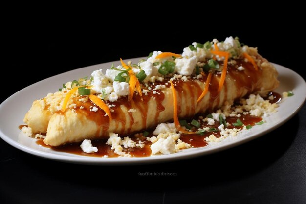 Enchiladas TexMex con queso fresco