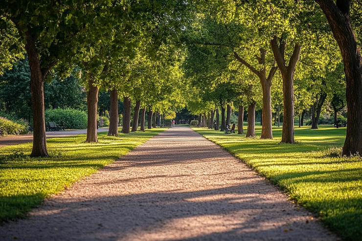 Foto encontrar consolo e tranquilidade nos parques urbanos
