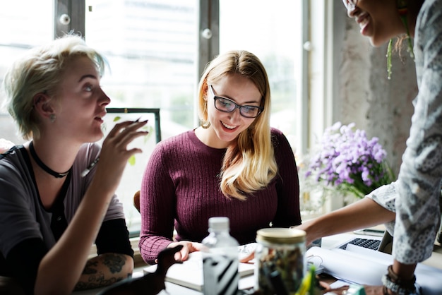 Encontro de negócios de mulheres