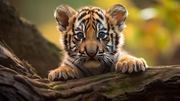 Encontro Majestoso Observando a Graça e o Poder de um Tigre Selvagem em Seu Habitat Natural