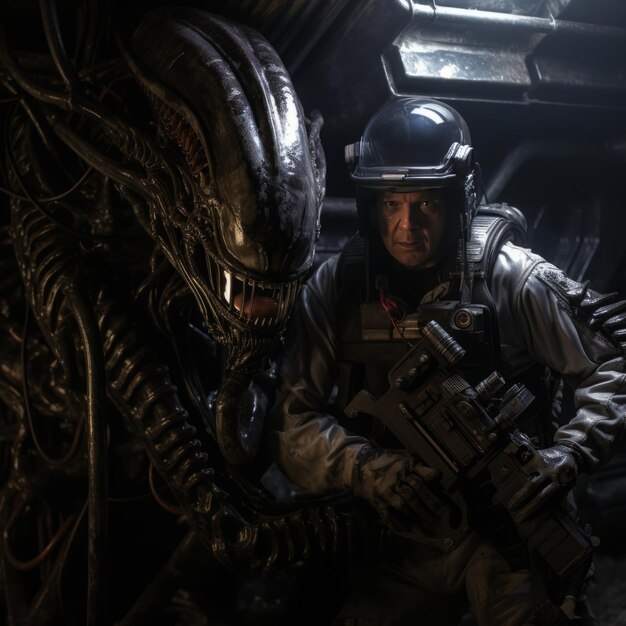 Encuentro amenazante La caza de un xenomorfo en un carguero espacial