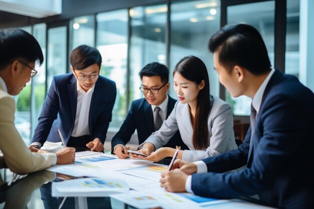 Encuentro de hombres y mujeres de negocios del milenio de Asia