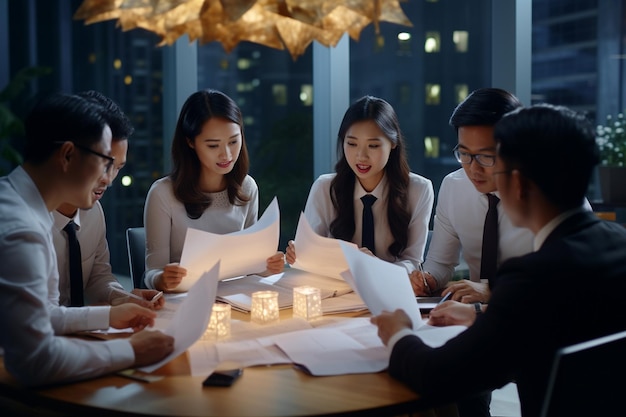 Encuentro de hombres y mujeres de negocios del milenio de Asia