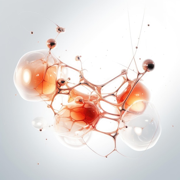 Energetic Electron Waltz Eine fotorealistische Darstellung von funkelnder Konnektivität