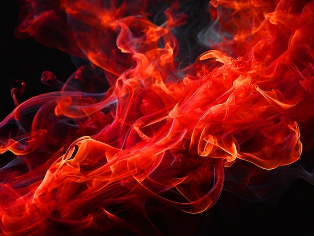 Foto energetische rote rauchtextur abstraktes hintergrundbild