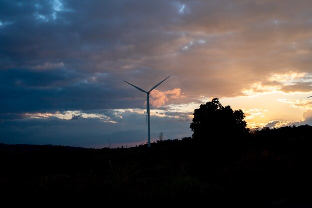 Energía renovable con aerogeneradores