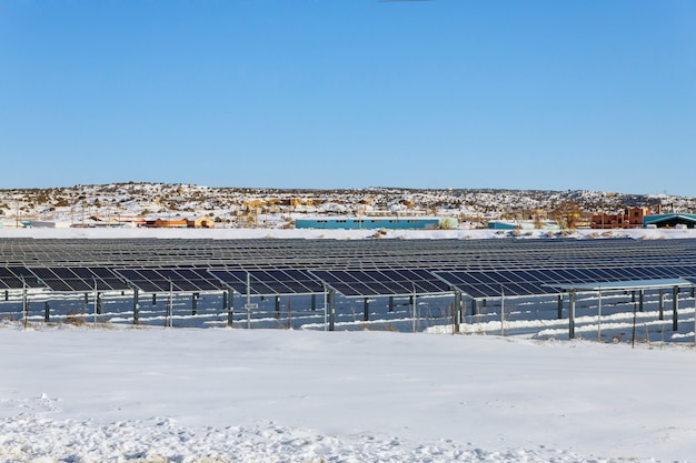 Energie begrenzt im Winter von Photovoltaik-Paneelen