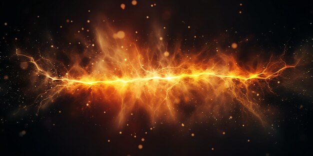 Energie-Blitz-Thunderbolt-Hintergrund, generative KI