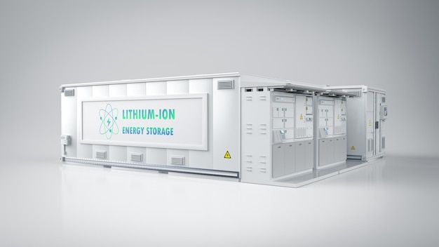 Energiespeichersystem oder Batterie-Container-Einheit mit Lithium-Ionen-Power