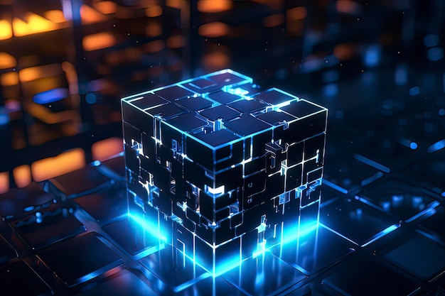 Energy Cube AI-Technologie generiertes Bild