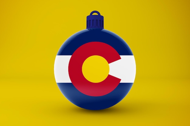 enfeite de natal colorado