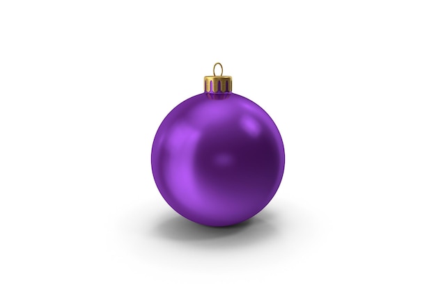 Enfeite De Natal Roxo