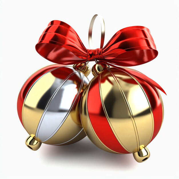 Enfeite decorativo de natal com sinos dourados de natal ou sinos de jingle decoração de natal