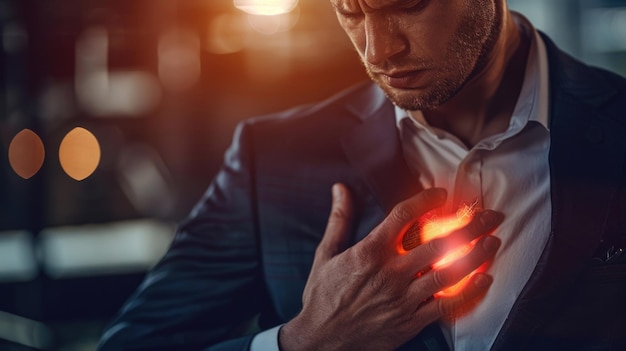 Foto enfermedad cardiovascular el asesino silencioso prevención diagnóstico y tratamiento promoción de la salud del corazón para la longevidad y la vitalidad ataque cardíaco infarto obesidad
