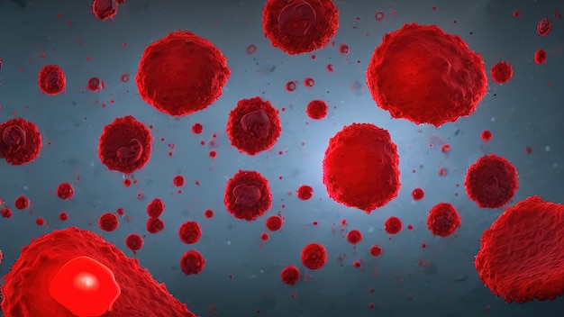 Enfermedad de la sangre el movimiento de leucocitos y vasos sanguíneos a través de las venas y el cuerpo humano Venas varicosas 3d ilustración