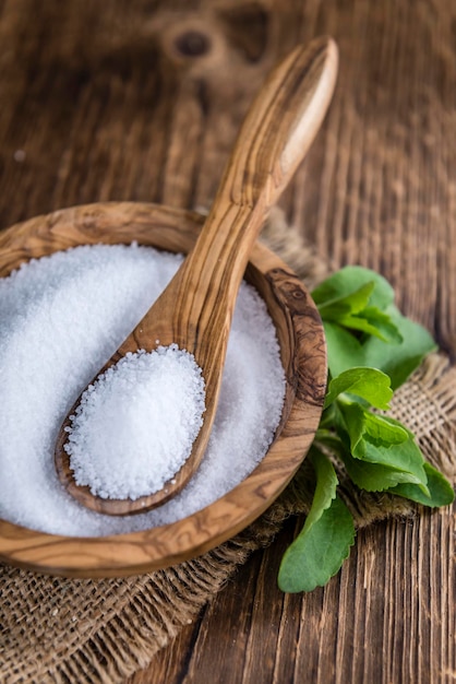 Enfoque selectivo de los gránulos de Stevia