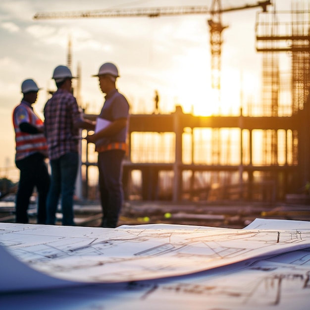 Foto engenharia de construção