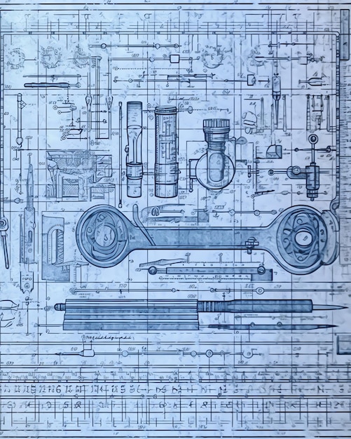 Engenheiro de IA generativa Técnico de desenho de desenhos Engenharia de peças mecânicas Manufatura de motores