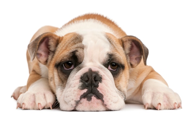 Englischer Bulldoggenwelpe (4 Monate alt)