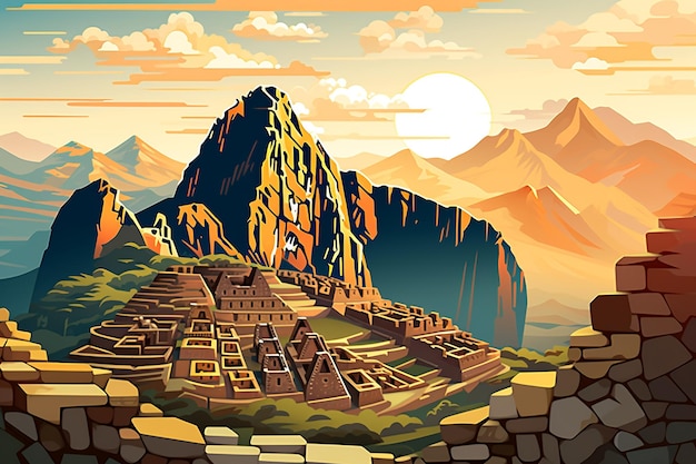 Enigma peruano Machu Picchu Majestade Mistérios de Nazca e Mercados de Cusco em tons incas