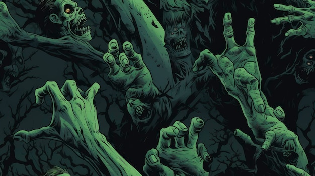 Foto enigmas de halloween para zombies