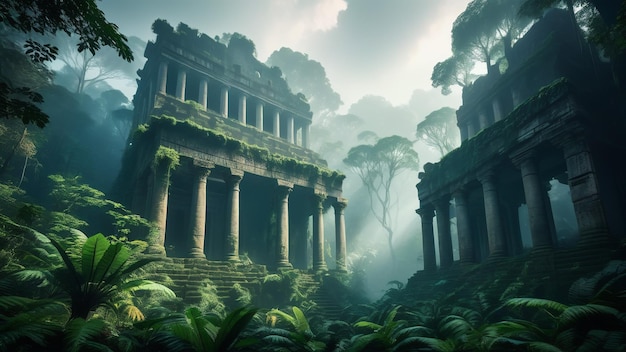 Las enigmáticas ruinas de la selva tropical