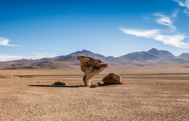 Enormes piedras en el desierto boliviano
