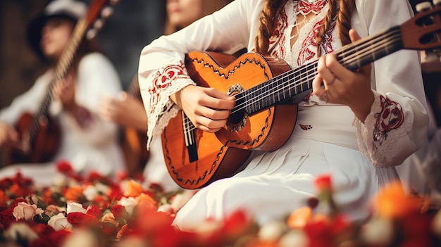 Enriquecer el ambiente a través de actuaciones musicales tradicionales