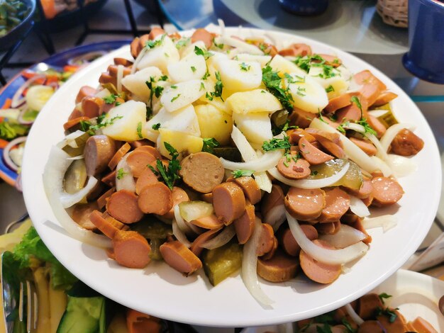 Foto ensalada alemã