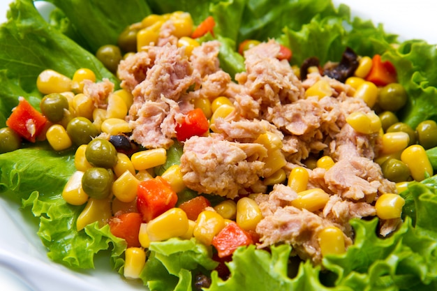 Ensalada De Atún Con Mais