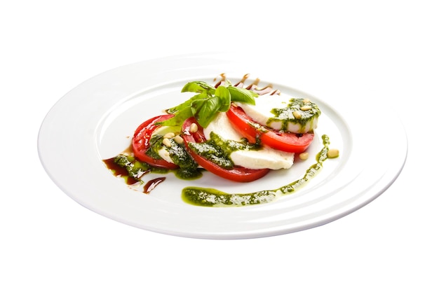 Ensalada Caprese Plato tradicional italiano