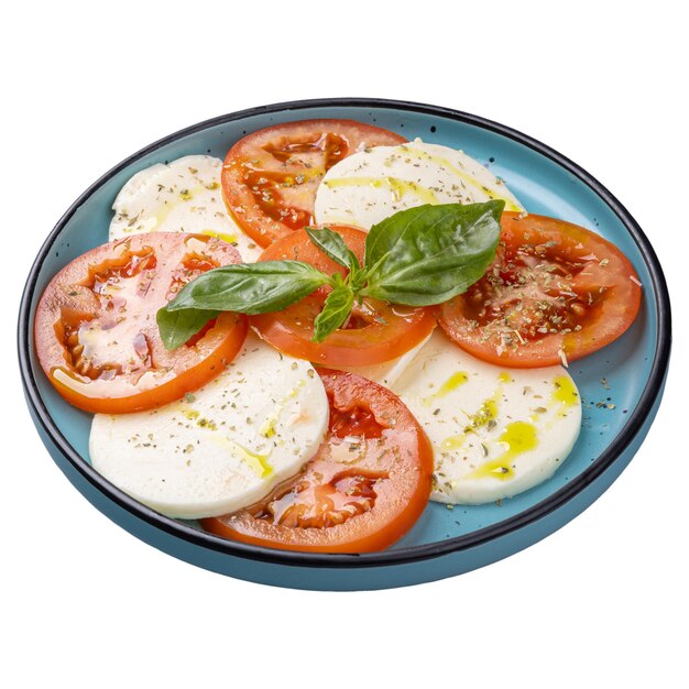 Ensalada caprese con tomates mozzarella