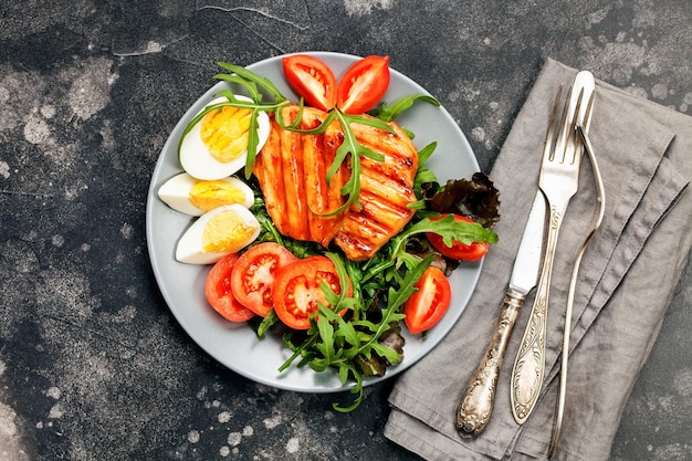 ensalada de carne de pollo