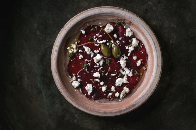 Ensalada De Carpaccio De Remolacha