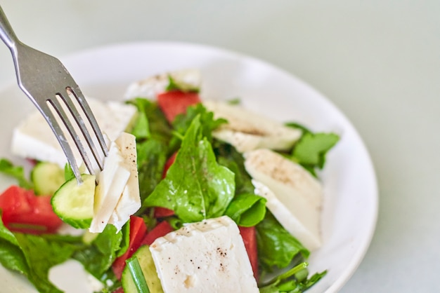 Ensalada de comida sana