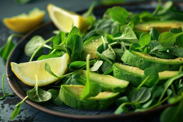 Foto la ensalada de la diosa verde