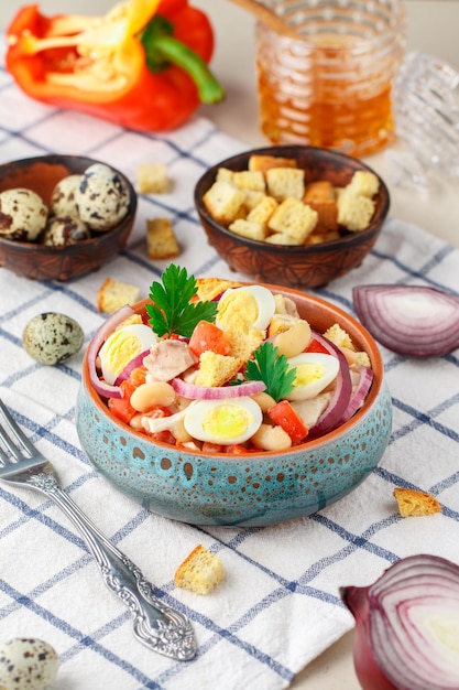 ensalada de filete de pollo