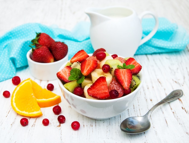 Ensalada Con Frutas Frescas.