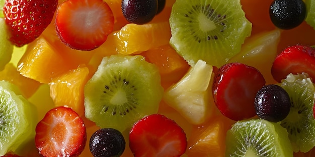 ensalada de frutas picadas IA generativa