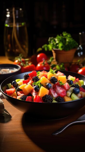 Foto ensalada de frutas