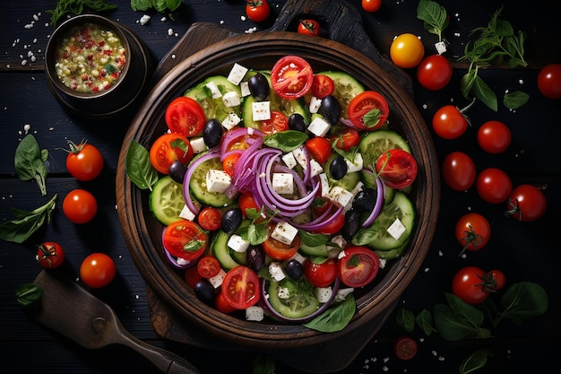 La ensalada griega es amigable con la dieta