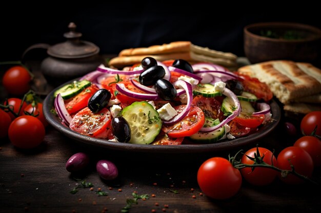 La ensalada griega es saludable