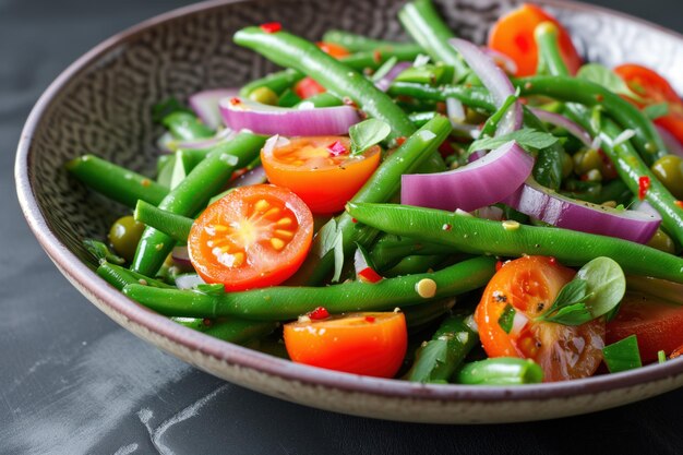 Ensalada de jardín fresca